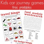 Road trip travel printables and a Ford C-MAX review